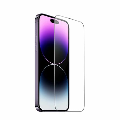 Захисне скло HOCO A34 9D Large Arc dustproof for iPhone 14 Pro Black