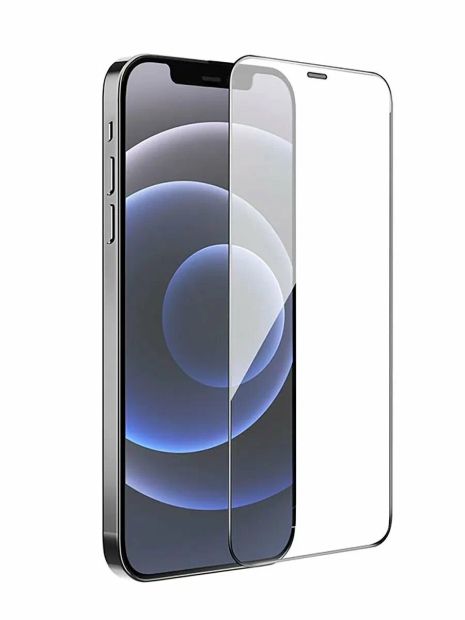 Захисне скло HOCO A34 9D Large Arc dustproof for iPhone 12/12Pro Black