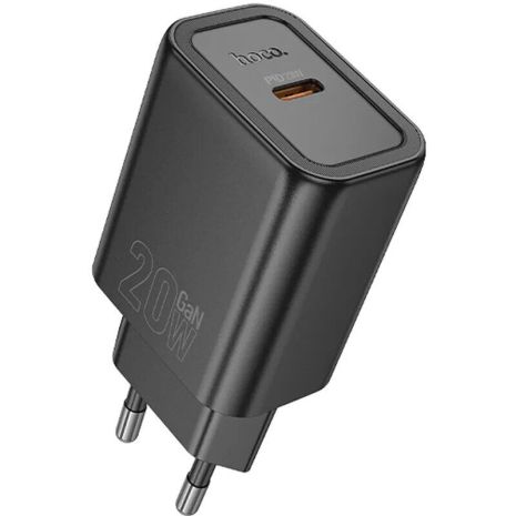 Сетевое зарядное устройство Hoco N60 Type-C PD black