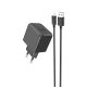 Сетевое зарядное устройство Hoco CS11A USB черное + кабель USB to Lightning