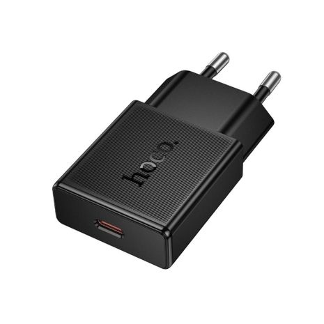 Сетевое зарядное устройство Hoco N72 Type-C PD black