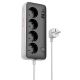 Удлинитель HOCO AC22 Sunlight 4-bit desktop socket (1.5M) |3USB/1Type-C, 30W/3A, PD/QC| black Удлинитель HOCO AC22 Sunlight 4-bit desktop socket (1.5M) |3USB/1Type-C, 30W/3A, PD/QC| black