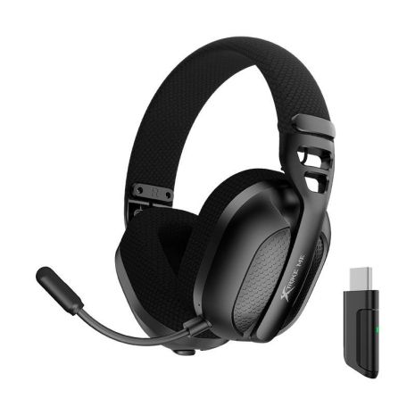 Наушники XTRIKE ME Tri-mode wirless headset GH-513W BK |BT6.0/2.4G/Type-C, RGB| black