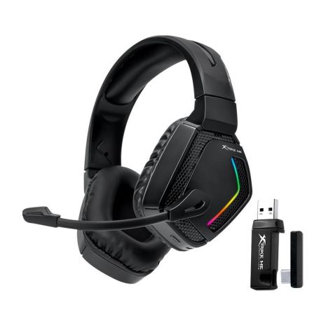 Наушники XTRIKE ME Tri-mode wirless headset GH-512W |2x3.5mm*1+USB, 2.4G, RGB| black