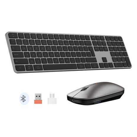 Набір Meetion Wireless Combo ikey C230 2-in-1 (keyboard+mouse) |BT/2.4G| (UA/ua/EN Layouts) black