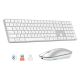 Набір Meetion Wireless Combo ikey C230 2-in-1 (keyboard+mouse) |BT/2.4G| (UA/ua/EN Layouts) silver