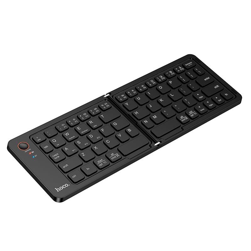 Клавиатура HOCO Proficient mini folding wireless keyboard GM71 (english version) |67 Keys, BT5.2| black Клавиатура HOCO Proficient mini folding wireless keyboard GM71 (english version) |67 Keys, BT5.2| black
