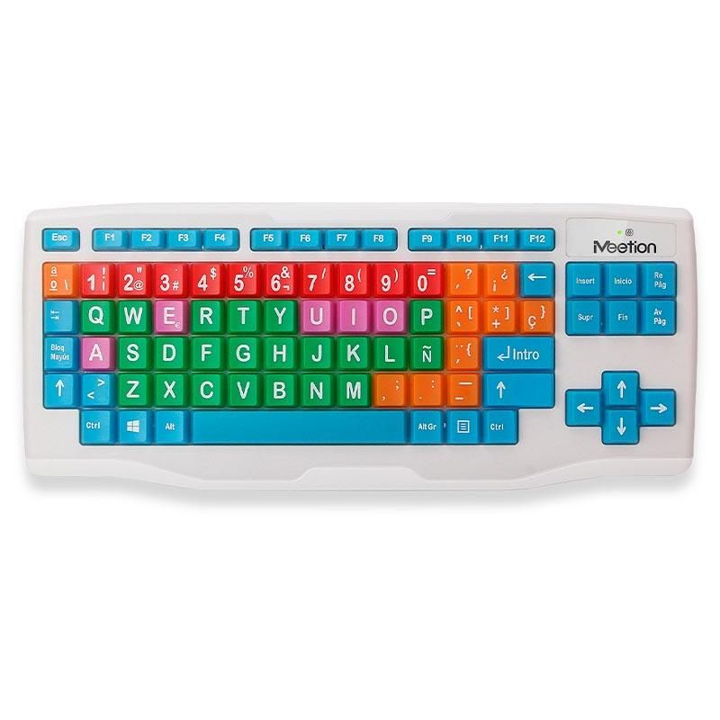 Клавіатура MEETION 2.4G Kids wireless Keyboard WK800 |UA/EN Layout| white Клавіатура MEETION 2.4G Kids wireless Keyboard WK800 |UA/EN Layout| white