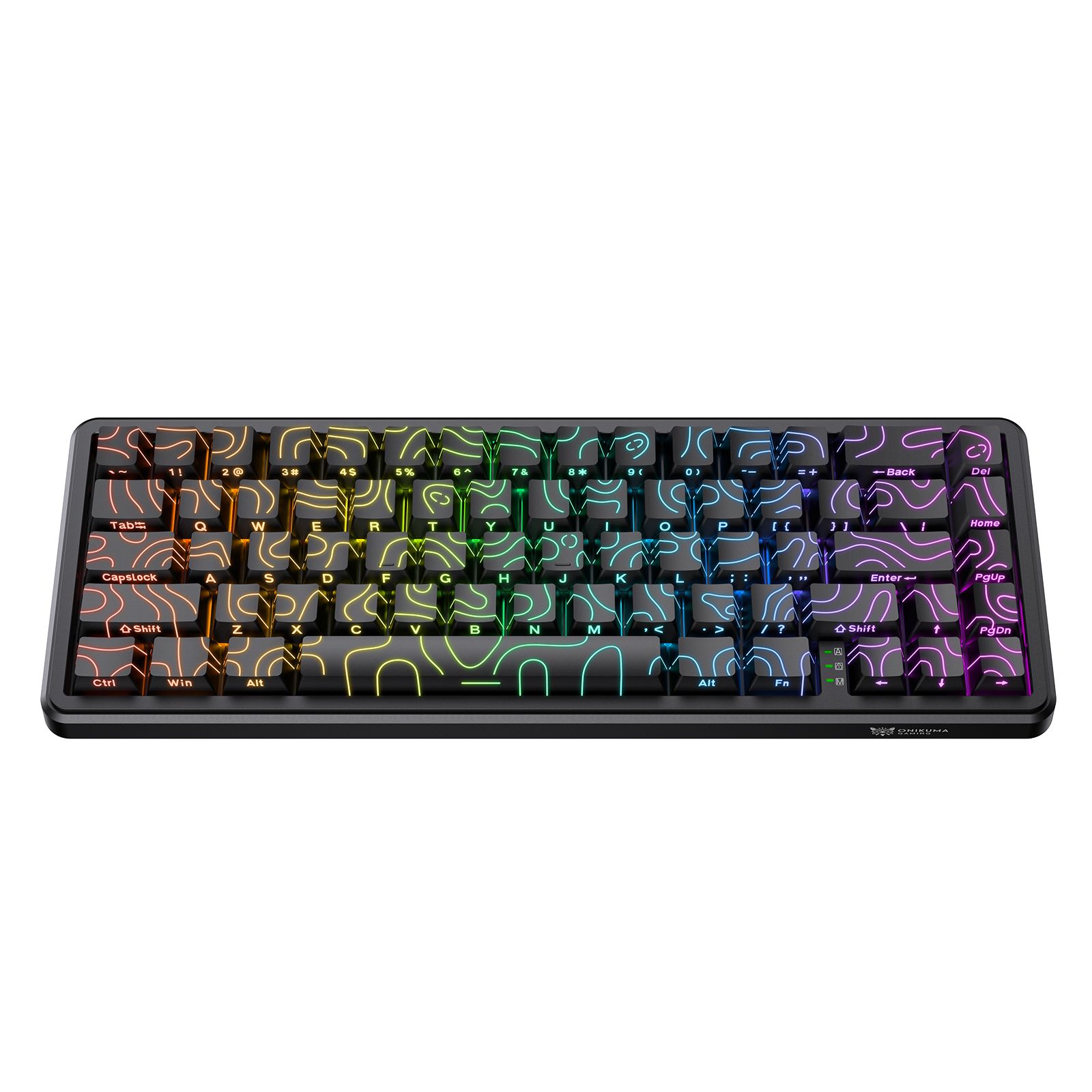 Клавіатура Onikuma USB With ARGB Wired Mechanical Keyboard 67 Keys G67 | ENG Layouts | black Клавіатура Onikuma USB With ARGB Wired Mechanical Keyboard 67 Keys G67 | ENG Layouts | black