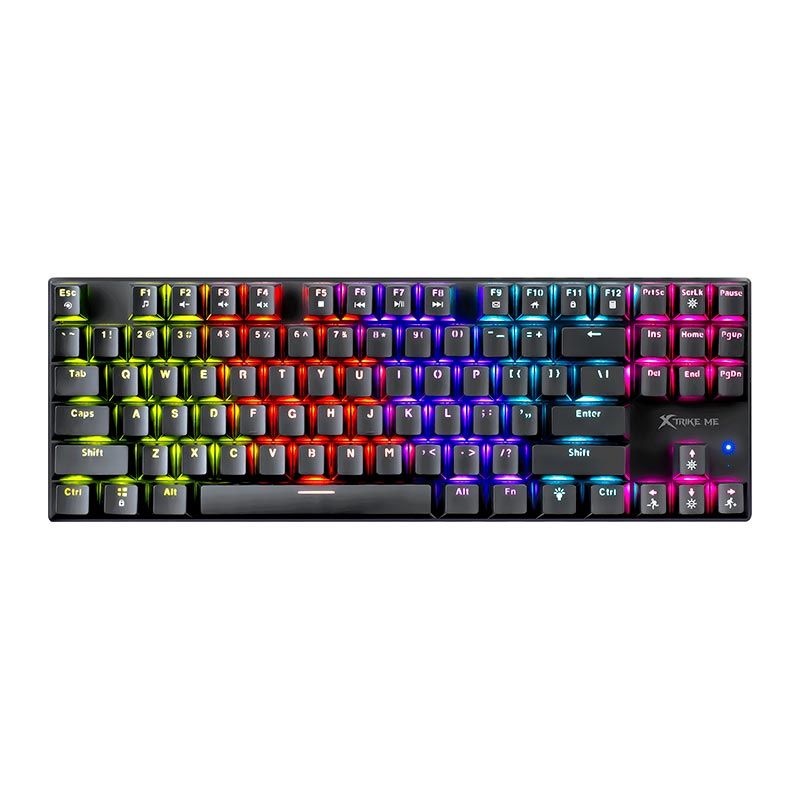 Клавиатура XTRIKE ME mechanical wired keyboard GK-989 |87 Keys, RGB, EN Layout| black Клавиатура XTRIKE ME mechanical wired keyboard GK-989 |87 Keys, RGB, EN Layout| black