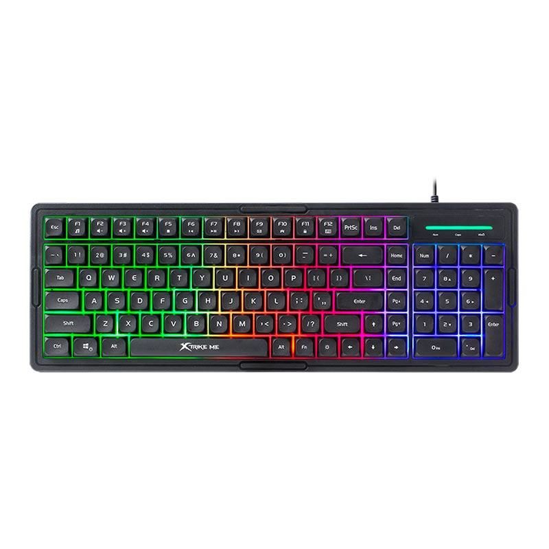 Клавиатура XTRIKE ME wired keyboard KB-309 BK |100 Keys, RGB, EN Layout| black Клавиатура XTRIKE ME wired keyboard KB-309 BK |100 Keys, RGB, EN Layout| black