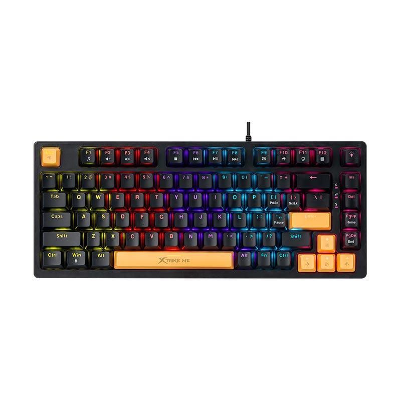 Клавиатура XTRIKE ME mechanical wired keyboard GK-996 |82 Keys, RGB, EN Layout| black Клавиатура XTRIKE ME mechanical wired keyboard GK-996 |82 Keys, RGB, EN Layout| black