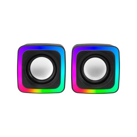 Акустика для ПК XTRIKE ME Wired Speaker SK-201 |3Wx2, 3.5mm+USB, RGB| black Акустика для ПК XTRIKE ME Wired Speaker SK-201 |3Wx2, 3.5mm+USB, RGB| black