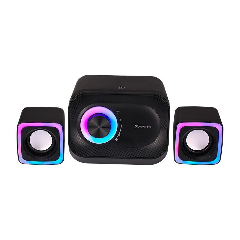 Акустика для ПК XTRIKE ME Wired Speaker SK-502 |5W+3W*2, 3.5mm+USB, RGB| black Акустика для ПК XTRIKE ME Wired Speaker SK-502 |5W+3W*2, 3.5mm+USB, RGB| black