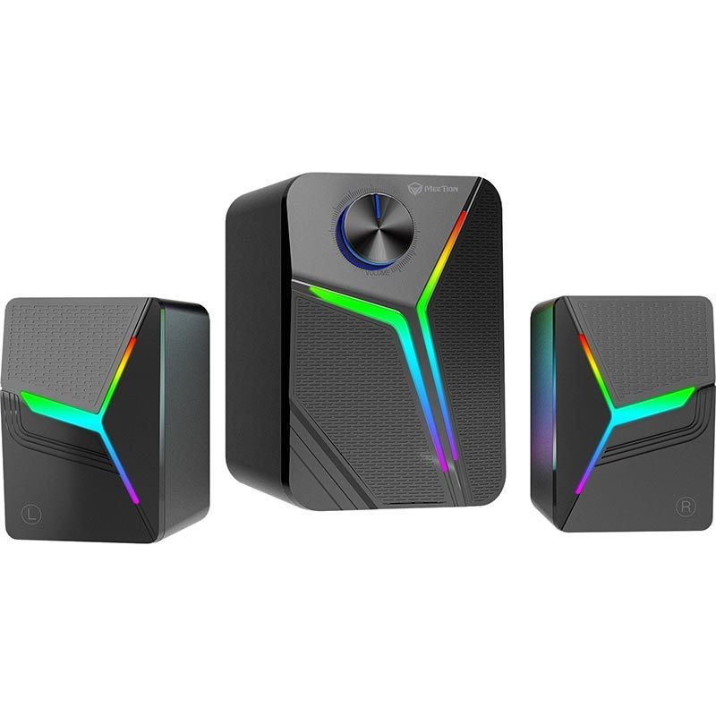 Акустика для ПК Meetion Wired+Bluetooth Meetion Speaker MT-SP2111 |BT5.0/AUX+USB, 15W, RGB| black Акустика для ПК Meetion Wired+Bluetooth Meetion Speaker MT-SP2111 |BT5.0/AUX+USB, 15W, RGB| black
