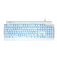 Клавиатура Meetion USB Wired mechanical gaming keyboard blue switch MK600MX (ukrainian version) |105 keys| white