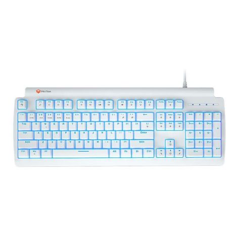 Клавиатура Meetion USB Wired mechanical gaming keyboard blue switch MK600MX (ukrainian version) |105 keys| white Клавиатура Meetion USB Wired mechanical gaming keyboard blue switch MK600MX (ukrainian version) |105 keys| white