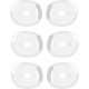 Антискользящие накладки для наушников Airpods 4 (комплект 3 пары), White Антискользящие накладки для наушников Airpods 4 (комплект 3 пары), White