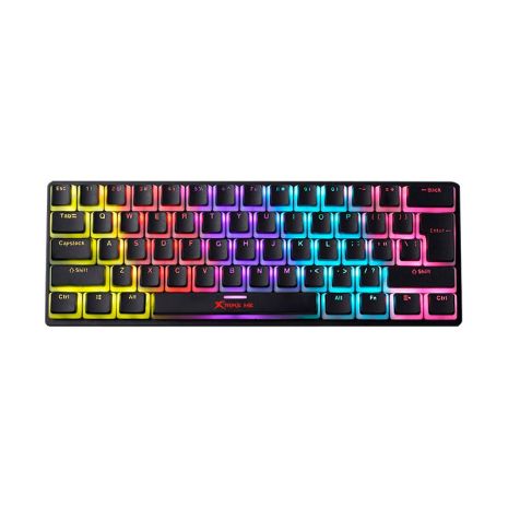 Игровая клавиатура XTRIKE ME mechanical keyboard GK-985P ENG Layots |61keys, 21 keys anti-ghosting| black Игровая клавиатура XTRIKE ME mechanical keyboard GK-985P ENG Layots |61keys, 21 keys anti-ghosting| black