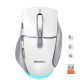 Миша MEETION 2.4G+Bluetooth Wireless Gaming Mouse BTM001 |800-1200-1600-2400dpi, 7keys, 35/140h, Type-C Charging, RGB| white-grey
