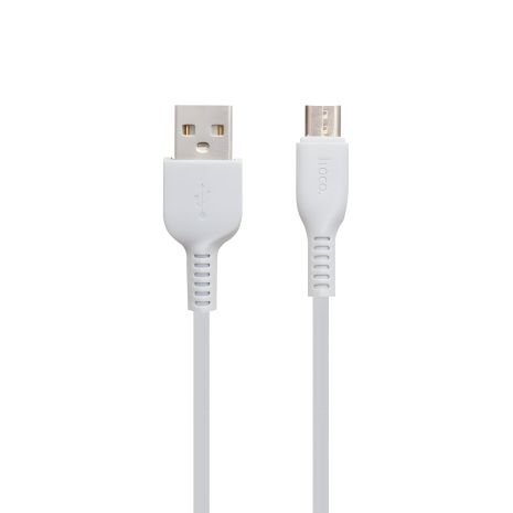 Кабель Hoco X20 USB to MicroUSB 1m белый