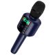 Караоке мікрофон HOCO Shine karaoke microphone L24 | BT5.4, USB / TF / AUX, RGB | blue Караоке мікрофон HOCO Shine karaoke microphone L24 | BT5.4, USB / TF / AUX, RGB | blue