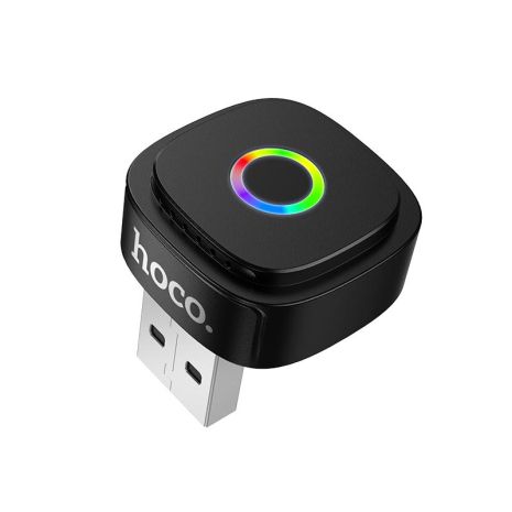 Адаптер CarPlay Hoco DUP10 mini автомобильный беспроводной black Адаптер CarPlay Hoco DUP10 mini автомобильный беспроводной black