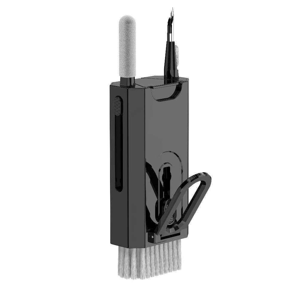 Набір для чищення гаджетів Q8 8in1 black/white Набір для чищення гаджетів Q8 8in1 black/white