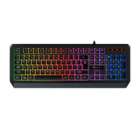 Клавиатура MEETION Gaming Wired Rainbow Backlit Keyboard MT-K9320 |Ukr/ru/Eng раскладки| black Клавиатура MEETION Gaming Wired Rainbow Backlit Keyboard MT-K9320 |Ukr/ru/Eng раскладки| black