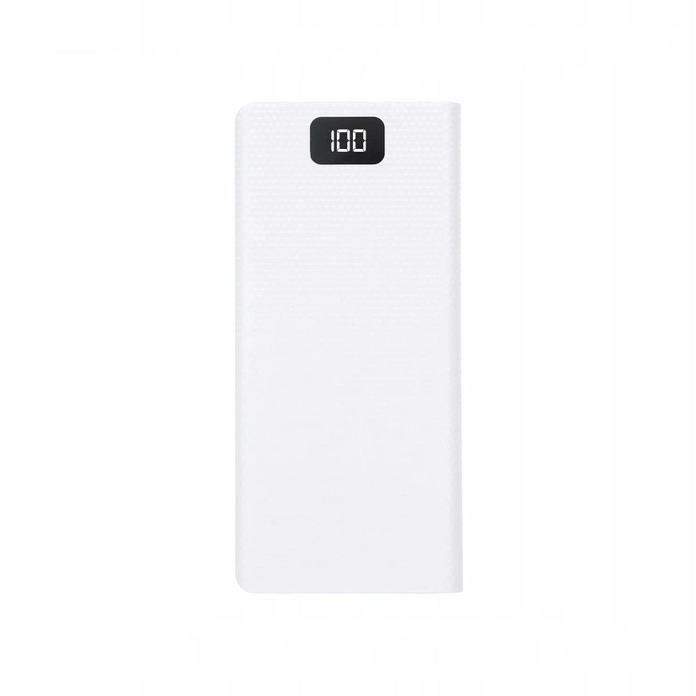 Корпус повербанка DIY C18M 8x18650 (Up To 20000mAh) LED Number Display, MicroUSB, 2xUSB out 10W, Torchlight, WHITE Корпус повербанка DIY C18M 8x18650 (Up To 20000mAh) LED Number Display, MicroUSB, 2xUSB out 10W, Torchlight, WHITE