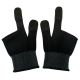 Игровые перчатки Hoco GA21 из серебристого волокна (комплект из 2 шт.) black