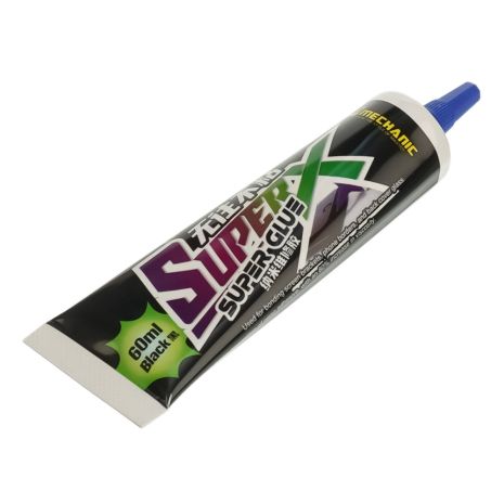 Клей силиконовый Mechanic Super X, чёрный, 60ml, в тюбике с дозатором, быстросохнущий Клей силиконовый Mechanic Super X, чёрный, 60ml, в тюбике с дозатором, быстросохнущий