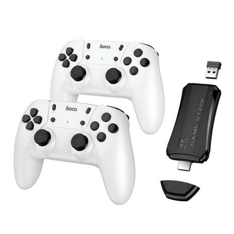 Набор видеоигр с контроллерами HOCO Collection game box+two wireless gamepads set GA31 |2.4G, HDTV| white Набор видеоигр с контроллерами HOCO Collection game box+two wireless gamepads set GA31 |2.4G, HDTV| white