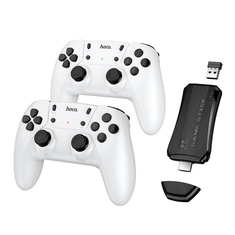 Набор видеоигр с контроллерами HOCO Collection game box+two wireless gamepads set GA31 |2.4G, HDTV| white Набор видеоигр с контроллерами HOCO Collection game box+two wireless gamepads set GA31 |2.4G, HDTV| white