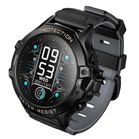 Детские смарт-часы HOCO children phone watch Y107 IP54 |1.83" LCD, 4G, WiFi/GPS/LBS positionning| black