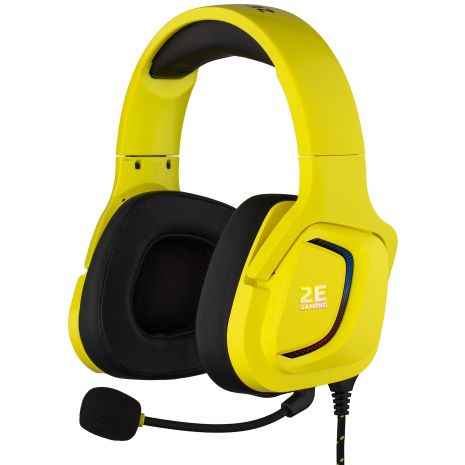 Навушники з мікрофоном 2E HG340 RGB USB 7.1 Yellow (2E-HG340YW-7.1)