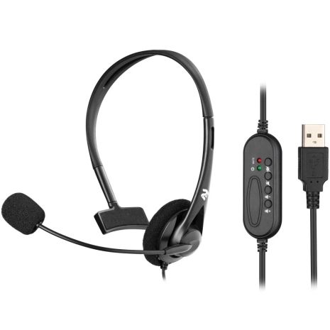 Навушники з мікрофоном 2E CH11 Mono USB (2E-CH11MU)