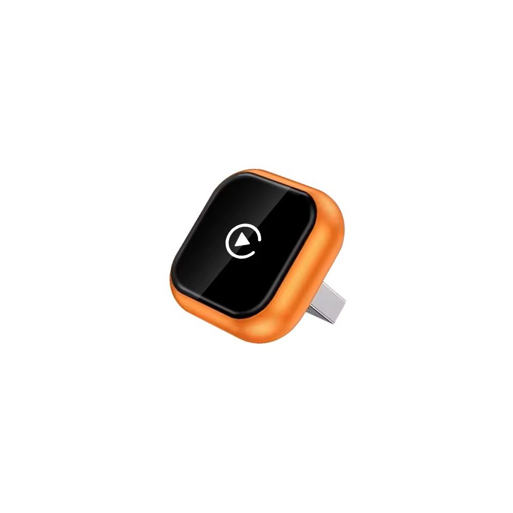 Адаптер бездротовий 2в1 для Apple Carplay/Android Auto USB/WIFI/5GHz Bluetooth 5.0 (C004OR) Orange Адаптер бездротовий 2в1 для Apple Carplay/Android Auto USB/WIFI/5GHz Bluetooth 5.0 (C004OR) Orange