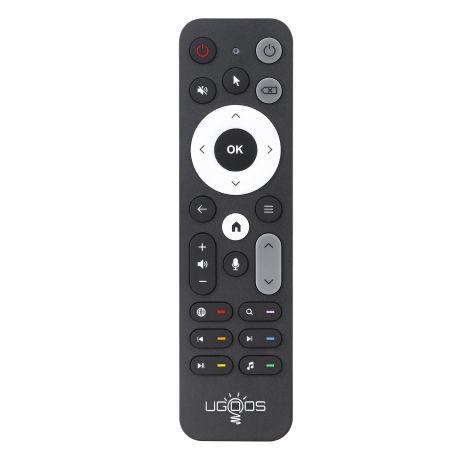 Пульт ДУ UGOOS UR02 Bluetooth Air mouse/Гироскоп/Микрофон (Без батареек) Black