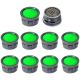 Фильтр-аэратор для смесителя 18мм/21мм, ABS, комплект 10шт Grey-Green
