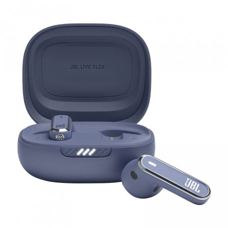 Бездротова TWS-гарнітура JBL Live Flex Blue (JBLLIVEFLEXBLU) синя Бездротова TWS-гарнітура JBL Live Flex Blue (JBLLIVEFLEXBLU) синя