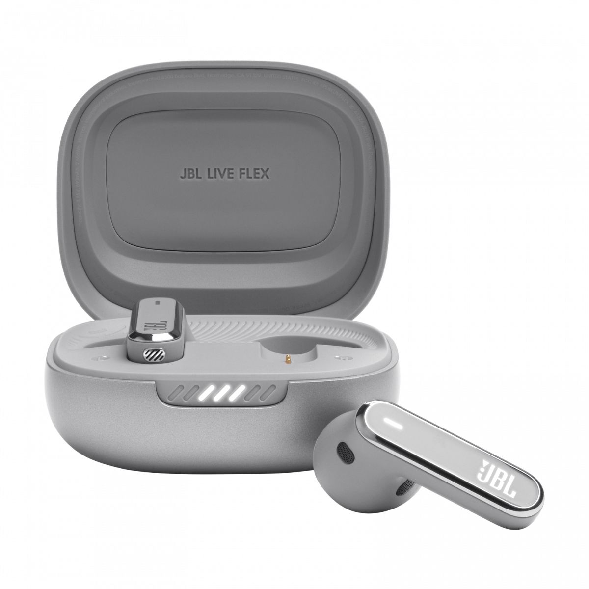 Навушники TWS JBL Live Flex Silver (JBLLIVEFLEXSVR) Навушники TWS JBL Live Flex Silver (JBLLIVEFLEXSVR)