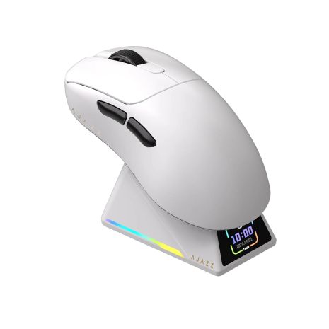 Миша бездротова ігрова Ajazz AJ179PRO -3 Mod-White-3395-8K Charging Dock