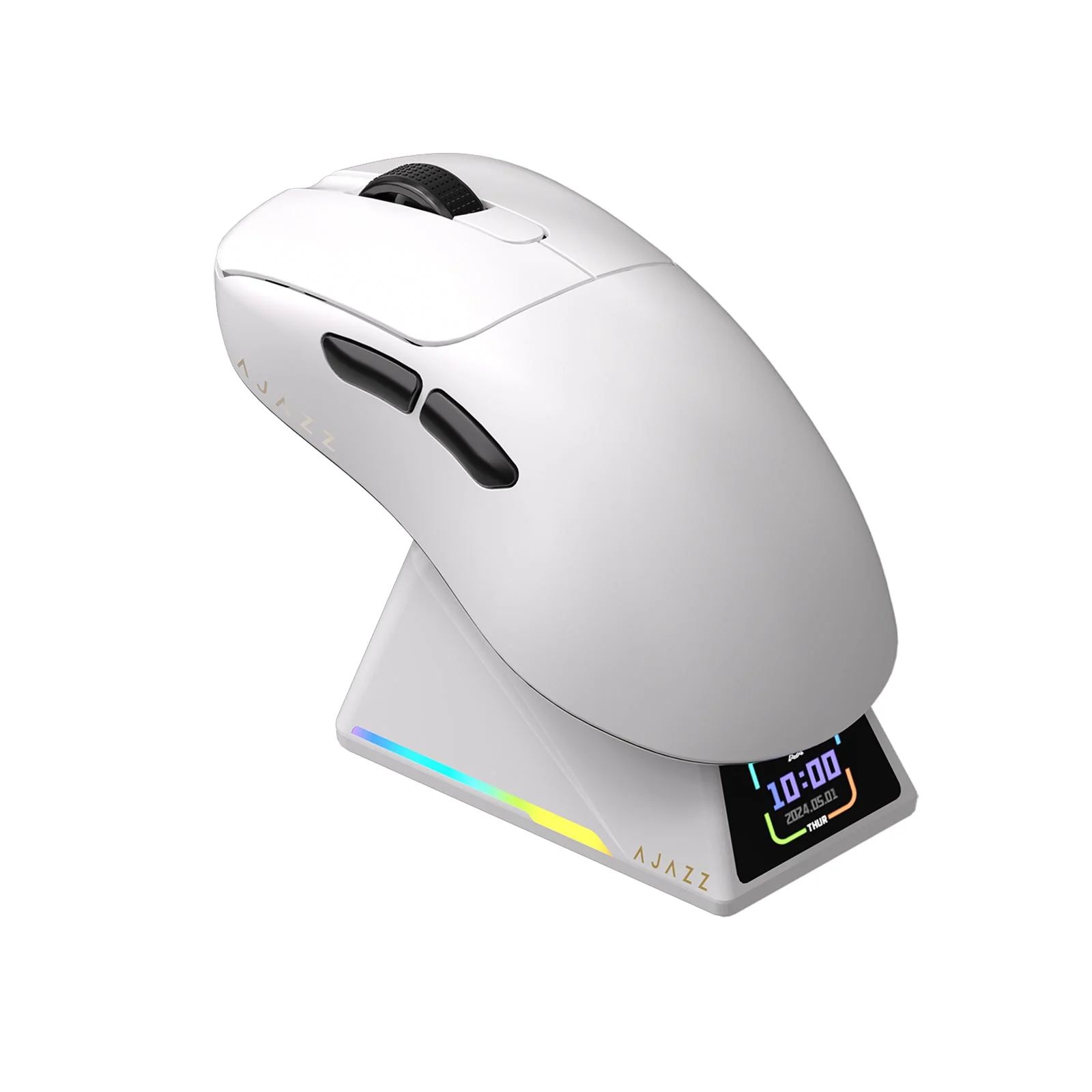 Миша бездротова ігрова Ajazz AJ179PRO -3 Mod-White-3395-8K Charging Dock Миша бездротова ігрова Ajazz AJ179PRO -3 Mod-White-3395-8K Charging Dock