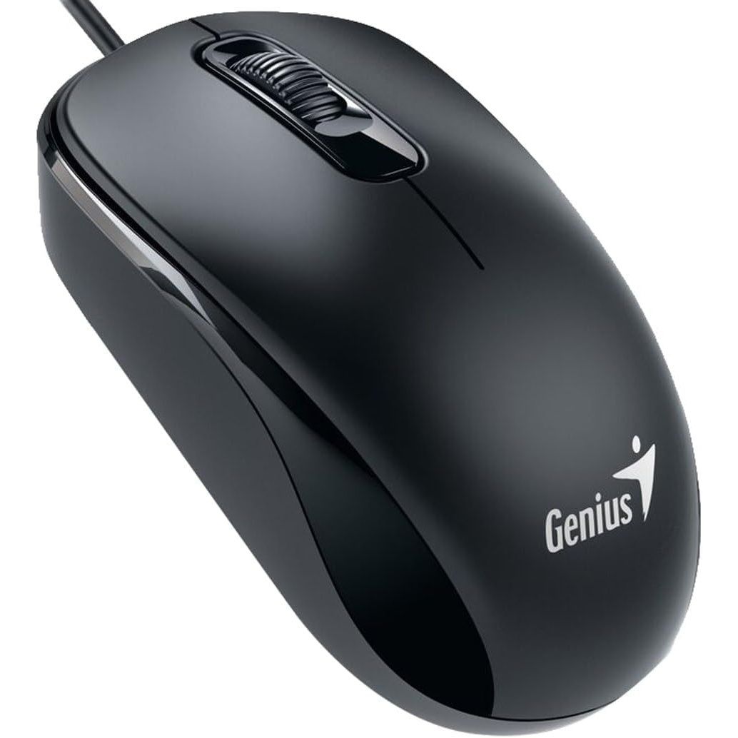 Дротова оптична миша Genius DX-110 USB, чорна Дротова оптична миша Genius DX-110 USB, чорна