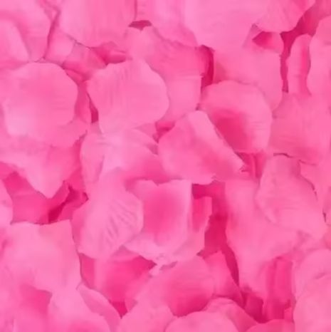 Лепестки роз искусственные, упаковка 1000шт, Pink