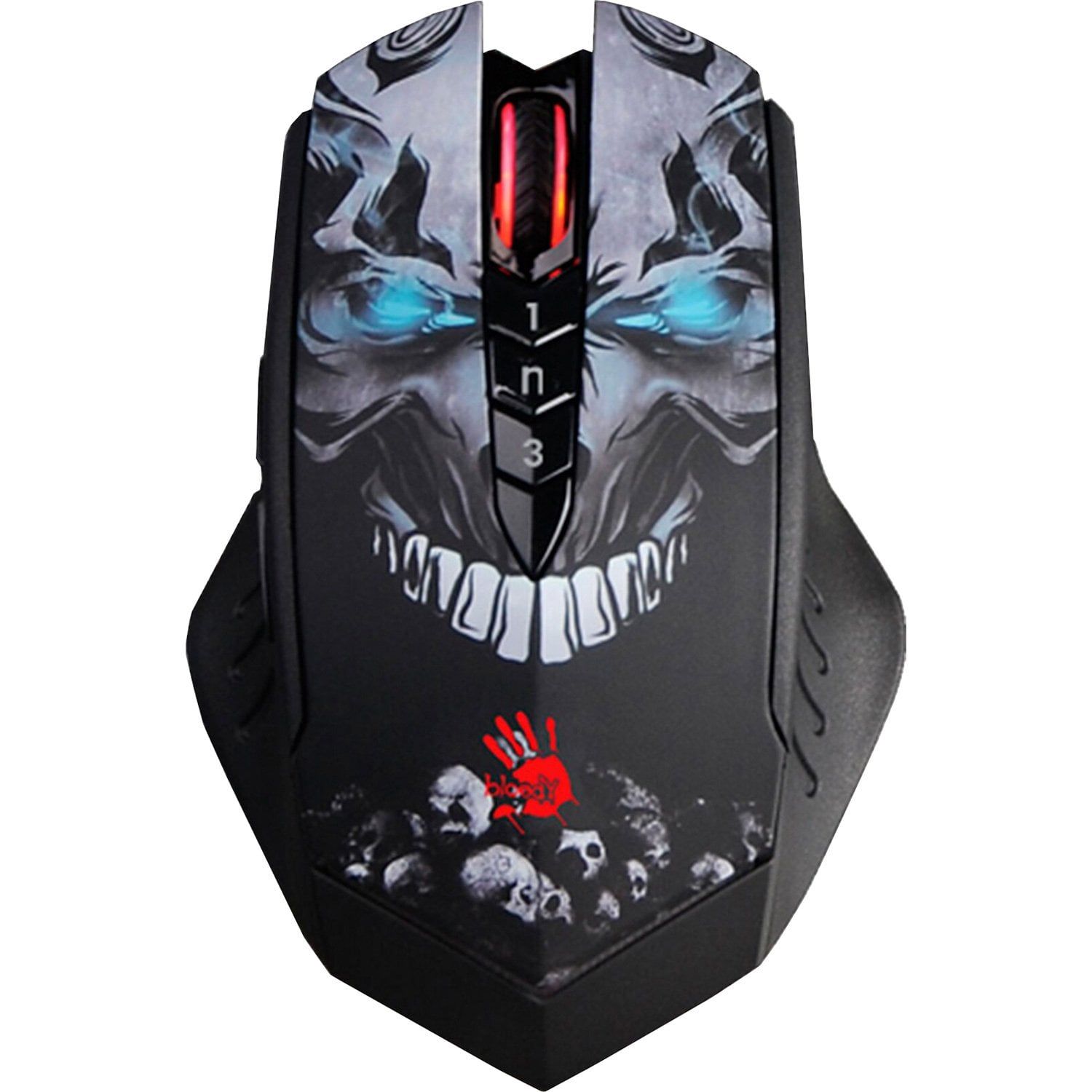 Мышь A4tech Bloody R80 Plus Black Skull Мышь A4tech Bloody R80 Plus Black Skull