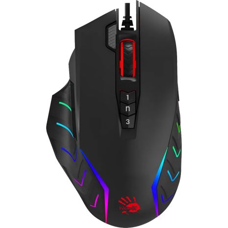 Проводная геймерская мышка A4tech Bloody J95s USB Черная
