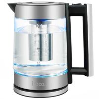 Электрочайник HOCO Kitchen high boron glass electric kettle HA01A |1.8L| silver Электрочайник HOCO Kitchen high boron glass electric kettle HA01A |1.8L| silver