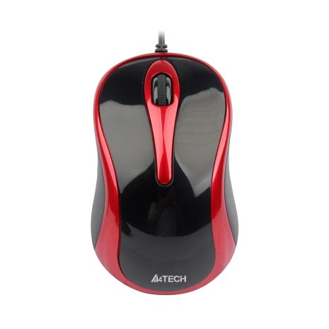 Мышь A4Tech N-350 Black/Red (N-350-2)